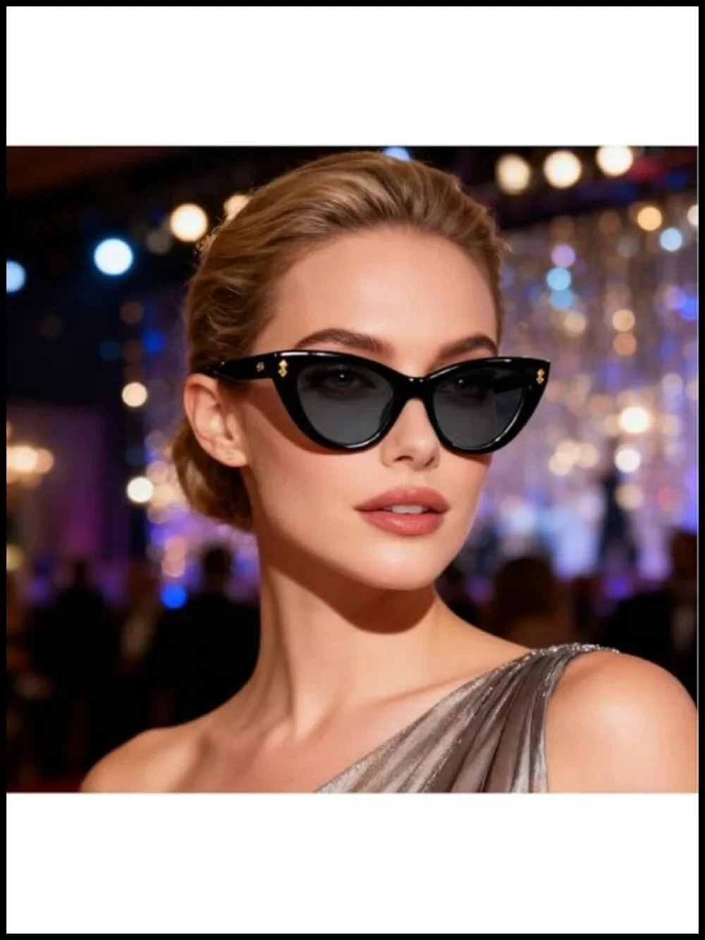 Vintage Cat Eye Sunglasses Luxury Retro Gradient Shades Eyewear 5752
